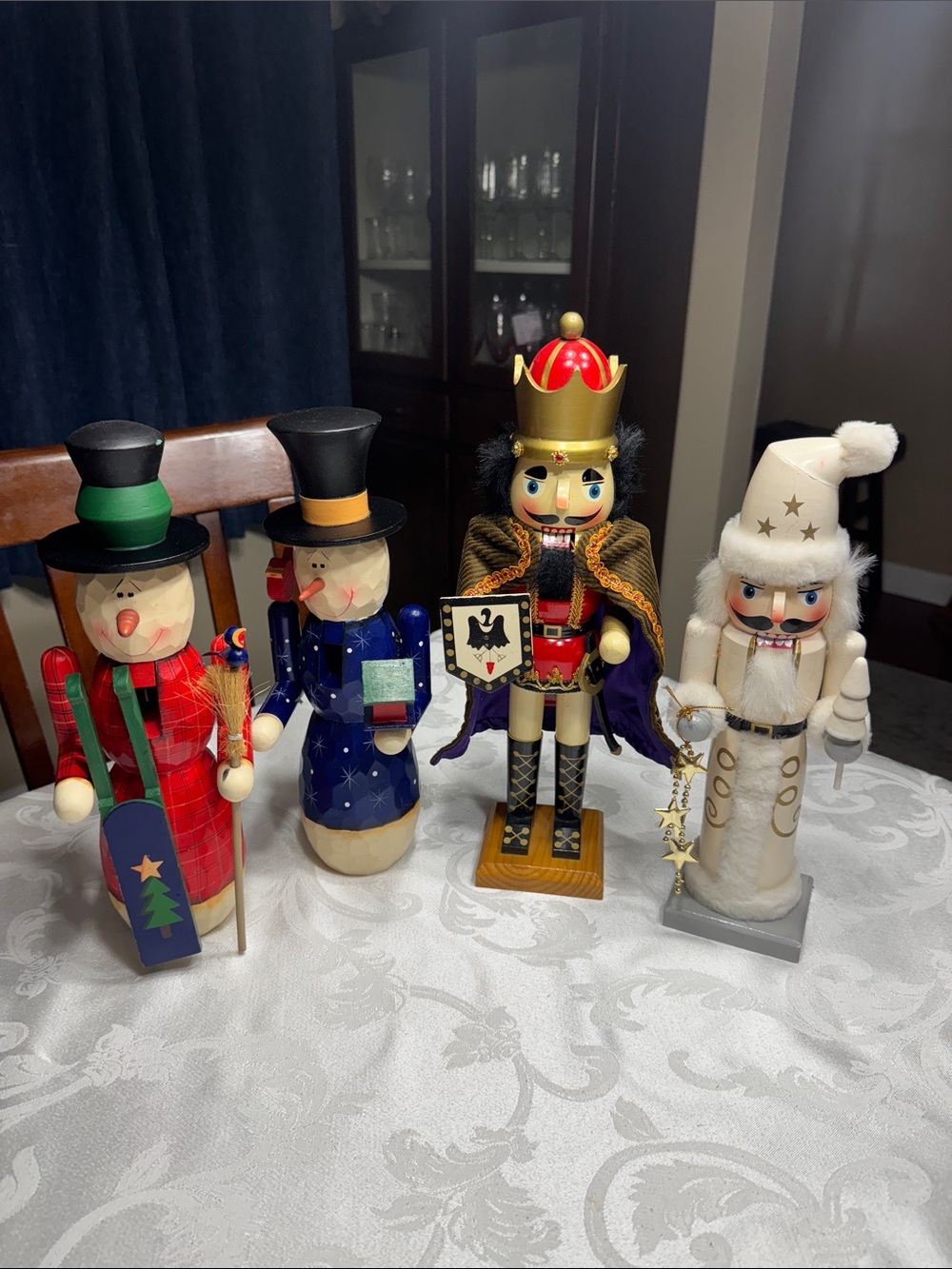 This is a bundle of (4) Vtg. Christmas nutcrackers.